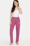 Rosaline Rural Charm Knit Cotton Pyjama - Fuchsia Red — thumbnail 4